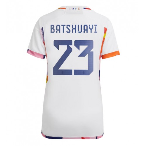 Dres Belgija Michy Batshuayi #23 Gostujuci za Žensko SP 2022 Kratak Rukav